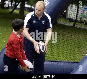 Rugby Union - Mela Festival - parc Kelvingrove Banque D'Images