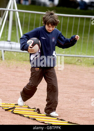 Rugby Union - Mela Festival - parc Kelvingrove Banque D'Images