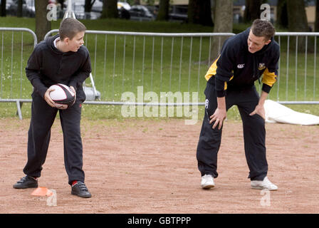 Rugby Union - Mela Festival - parc Kelvingrove Banque D'Images