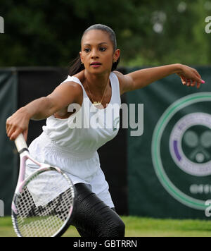 Tennis - 2009 de Wimbledon - Jour 1 - Le All England Lawn Tennis et croquet Club Banque D'Images