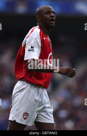 Football - FA Barclays Premiership - Manchester City / Arsenal. Patrick Vieira, Arsenal Banque D'Images