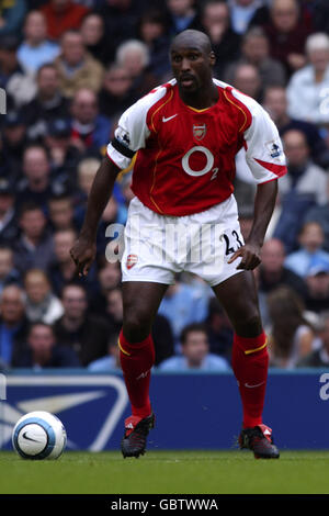 Football - FA Barclays Premiership - Manchester City / Arsenal. Sol Campbell, Arsenal Banque D'Images