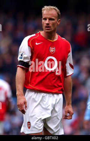 Football - FA Barclays Premiership - Manchester City / Arsenal. Dennis Bergkamp, Arsenal Banque D'Images