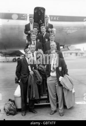 Rugby Union - Les Lions Britanniques - Tour de l'Afrique du Sud - Londres - 1955 Banque D'Images