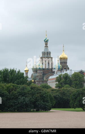 Église de la résurrection (Notre Sauveur sur le sang versé), Saint-Pétersbourg, Russie Banque D'Images