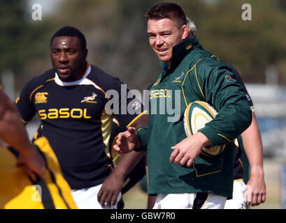 Rugby Union - Session de formation de l'Afrique du Sud - Fourways High School Banque D'Images