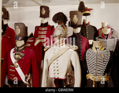 Militaire, Allemagne, Hanovre, uniformes, infanterie, cavalerie, Landwehr, 1803 - 1833, Bomann Museum, celle, Allemagne, droits additionnels-Clearences-non disponible Banque D'Images