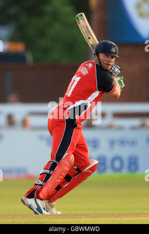 Cricket - Vingt20 Cup 2009 - Division Nord - Derbyshire Phantoms v Lancashire Lightning - County Ground Banque D'Images