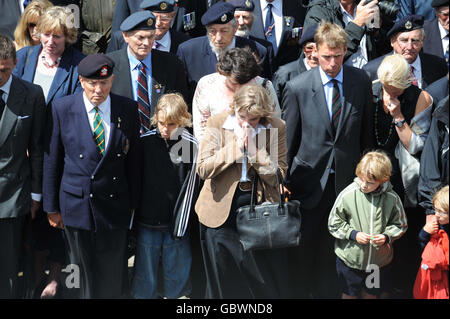 Rapatriement des soldats morts Banque D'Images