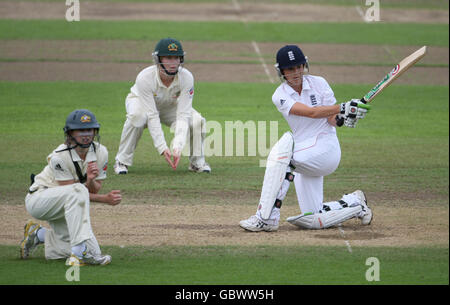 Cricket - Les cendres de la Femme 2009 - npower Premier Test - Jour cinq - Angleterre v Australie Femmes Femmes - Nouvelle route Banque D'Images