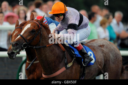 Les courses de chevaux - Ladies Night - Hippodrome de Nottingham Banque D'Images