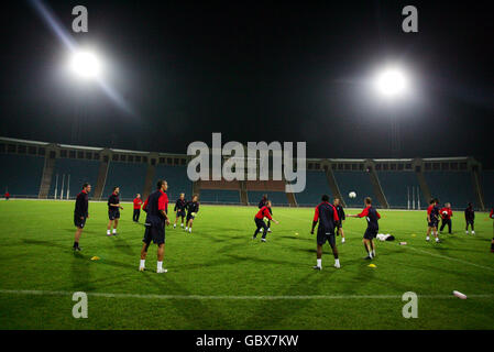 Football - Coupe du Monde 2006 Groupe 6 - Qualifications - Formation de l'Angleterre à Bakou, Azerbaïdjan Banque D'Images