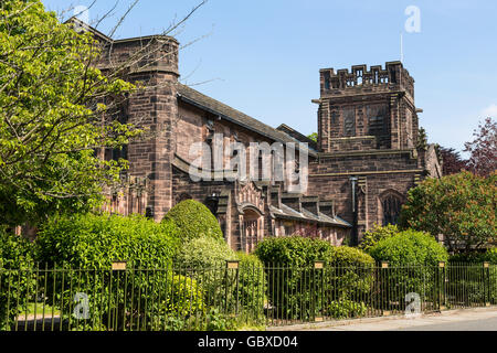 Christ Church, Port Sunlight village, Wirral, Angleterre Banque D'Images