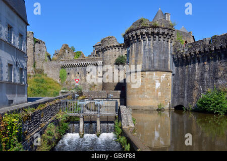 Château de Fougères en France Banque D'Images