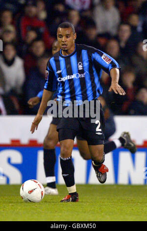 Football - Championnat de la ligue de football Coca-Cola - Sheffield United et Nottingham Forest.Matthieu Louis-Jean de Nottingham Forest Banque D'Images