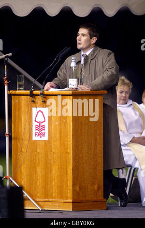 Soccer - Brian Clough Service commémoratif - Pride Park Banque D'Images