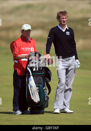 Golf - le championnat ouvert 2009 - quatrième tour - Turnberry Golf Club. Chris Wood d'Angleterre Banque D'Images