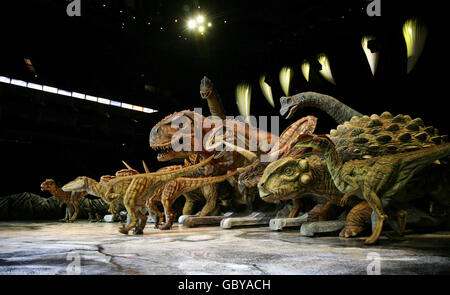 Walking with Dinosaurs - Londres Banque D'Images