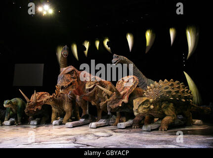 Walking with Dinosaurs - Londres Banque D'Images