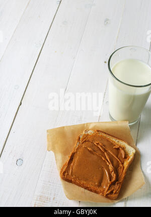 Beurre d’arachide Banque D'Images