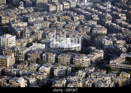 Le centre-ville de Damaskus avant la guerre en Syrie au Moyen-Orient Banque D'Images