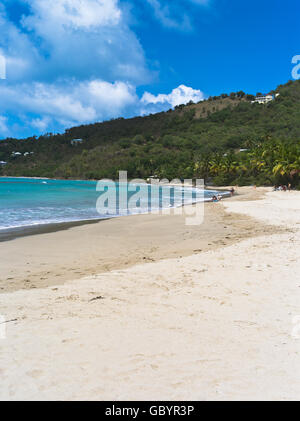 Brewers Bay dh TORTOLA CARAÏBES plage déserte de la mer sable ciel bleu Banque D'Images