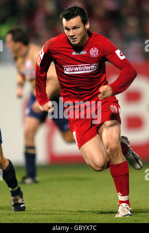 Football - Allemand Bundesliga - Mayence / Hansa Rostock. Benjamin Auer, Mayence Banque D'Images