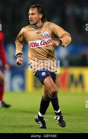 Football - Allemand Bundesliga - Mayence / Hansa Rostock. Marcus Lantz, Hansa Rostock Banque D'Images