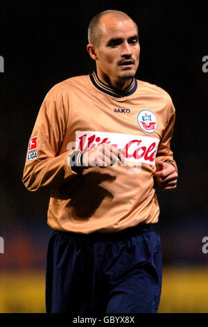 Football - Allemand Bundesliga - Mayence / Hansa Rostock. Magnus Arvidssson, Hansa Rostock Banque D'Images