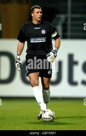 Football - Allemand Bundesliga - Mayence / Hansa Rostock. DIMO Wache, gardien de but Mainz Banque D'Images