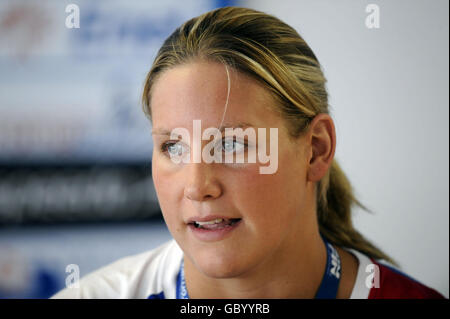 Natation - Championnats du monde de la FINA 2009 - quatrième jour - Rome.Joanne Jackson de Grande-Bretagne pendant les Championnats du monde de natation de la FINA à Rome, Italie. Banque D'Images