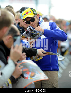 Moto - Moto GP - 10 - La pratique - Donington Park Banque D'Images