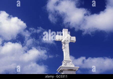 Le cimetière de nécropole Cristobal Colon dans la ville de La Havane à Cuba dans la mer des Caraïbes. Banque D'Images