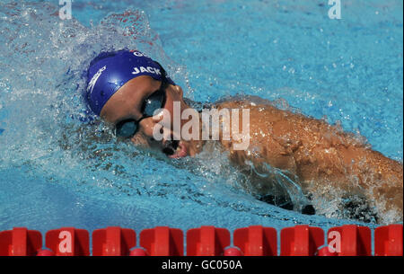 Natation - Championnats du monde de la FINA 2009 - douze jours - Rome.La nageuse britannique Joanne Jackson pendant la chaleur Freestyle de 800 m féminin lors des Championnats du monde de natation de la FINA à Rome, en Italie. Banque D'Images