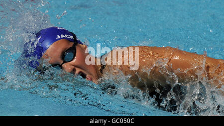 Natation - Championnats du monde de la FINA 2009 - douze jours - Rome.La nageuse britannique Joanne Jackson pendant la chaleur Freestyle de 800 m féminin lors des Championnats du monde de natation de la FINA à Rome, en Italie. Banque D'Images