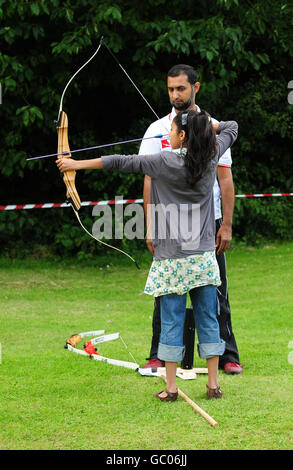 Sport - Tir à l fonction - Calvados Showground Banque D'Images