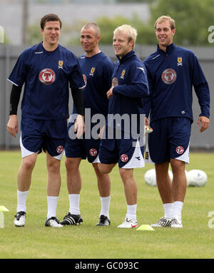 Soccer - Ecosse - Session de formation Maisons de Strathclyde Stadium Banque D'Images