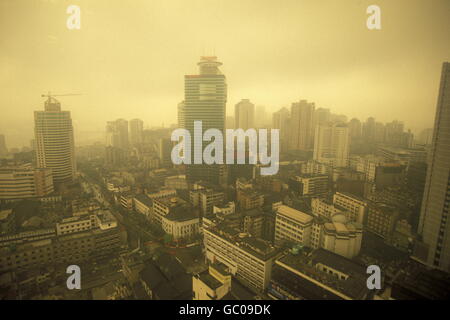 La ville de Chongqing dans la province du Sichuan en Chine en Asie de l'Est. Banque D'Images