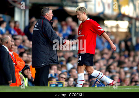 Soccer - FA Barclays Premiership - Portsmouth v Manchester United Banque D'Images