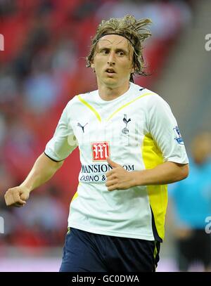 Football - coupe Wembley 2009 - Tottenham Hotspur v Barcelone - Stade Wembley. Luka Modric, Tottenham Hotspur Banque D'Images