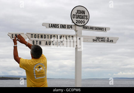 Stock - John O'Groats - Ecosse. Vue générale du site de John O'Groats Banque D'Images