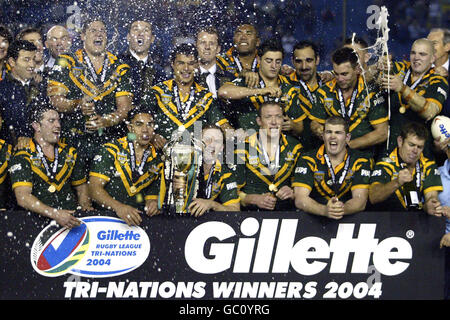 Rugby League - trois nations Gillette - Final - Grande-Bretagne v Australie Banque D'Images