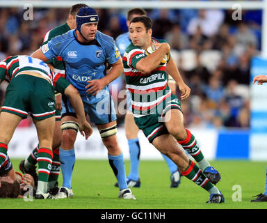 Rugby Union - Pré saison Friendly - Cardiff Blues v Leicester Tigers - Cardiff City Stadium Banque D'Images