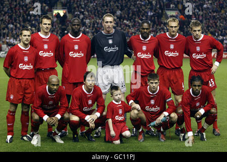 Football - Coupe de l'UEFA - Deuxième tour - Deuxième étape - Liverpool v Steau Bucarest Banque D'Images