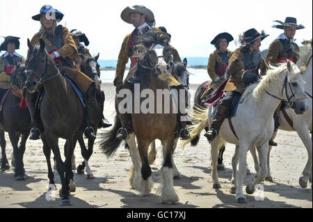 English Civil War re-enactment en Weston-Super-Mare Banque D'Images