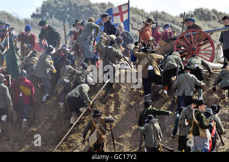 Coutumes et traditions - guerre civile anglaise Re-enactment - Weston-Super-Mare Banque D'Images