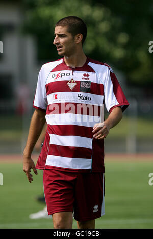 Football - Super League suisse - AC Bellinzona / Neuchâtel Xamax - Stadio Comunale Bellinzona. Iacopo la Rocca, AC Bellinzona Banque D'Images