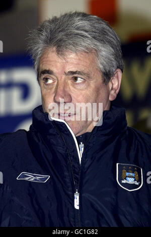 Football - AXA FA Cup - troisième tour Replay - Leicester City / Manchester City. Kevin Keegan, directeur de Manchester City Banque D'Images