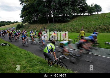 Lance Armstrong à Dublin Banque D'Images