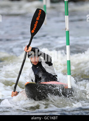 Canoë - Grande-Bretagne l'équipe de slalom en canoë - Conférence de presse John Dudderidge House - Nottingham Banque D'Images